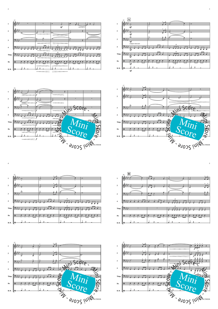 Gravity Force Fanfare Band - Sheet Music page 3