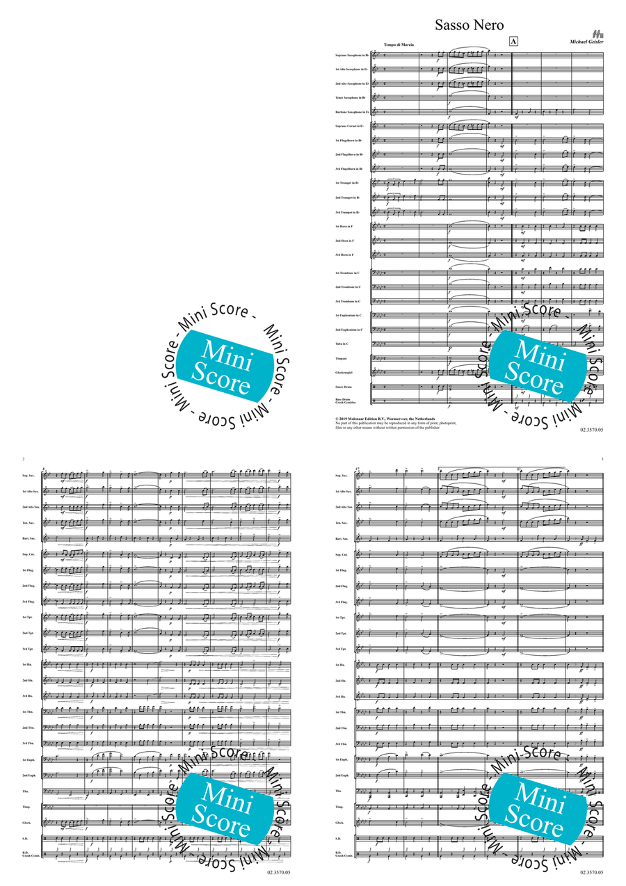 Sasso Nero Fanfare Band - Sheet Music page 3