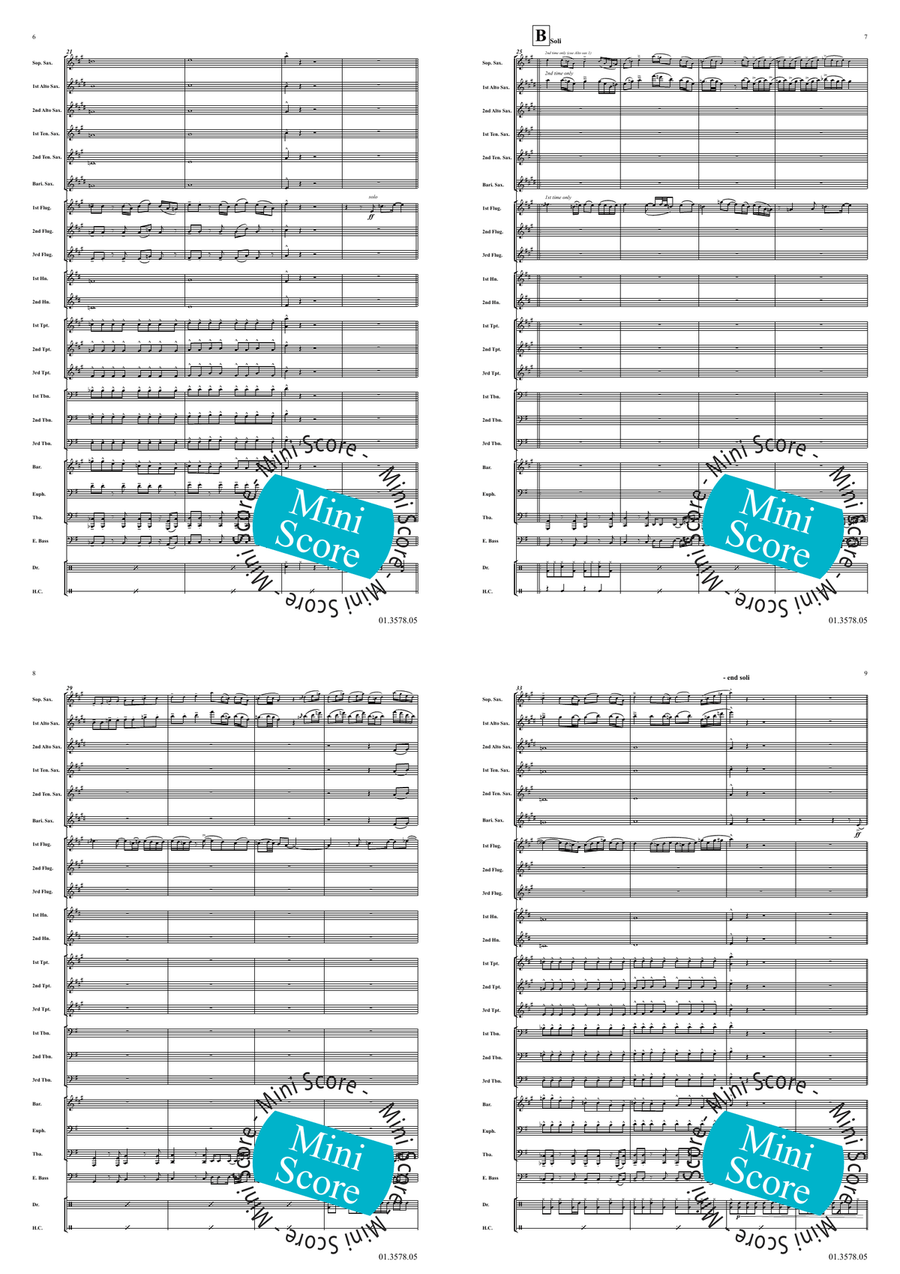 Spooky's Day Off Fanfare Band - Sheet Music page 4