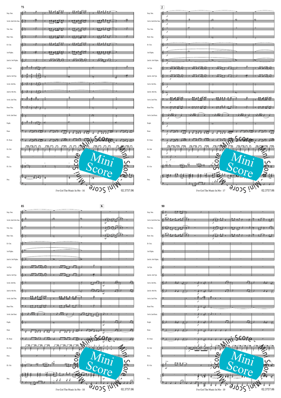 I've Got the Music in Me Fanfare Band - Sheet Music page 7