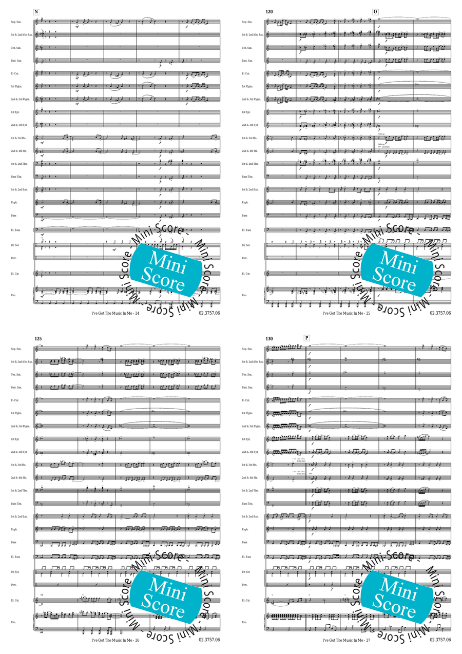 I've Got the Music in Me Fanfare Band - Sheet Music page 9