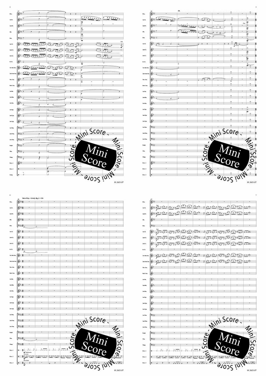 The Voyage of Bran Mac Febail Concert Band - Sheet Music page 4