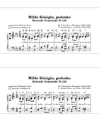 Milde Königin, gedenke (Betende Gemeinde 125; easy organ manualiter; Orgel leicht gesetzt) Organ scores gallery preview page 4