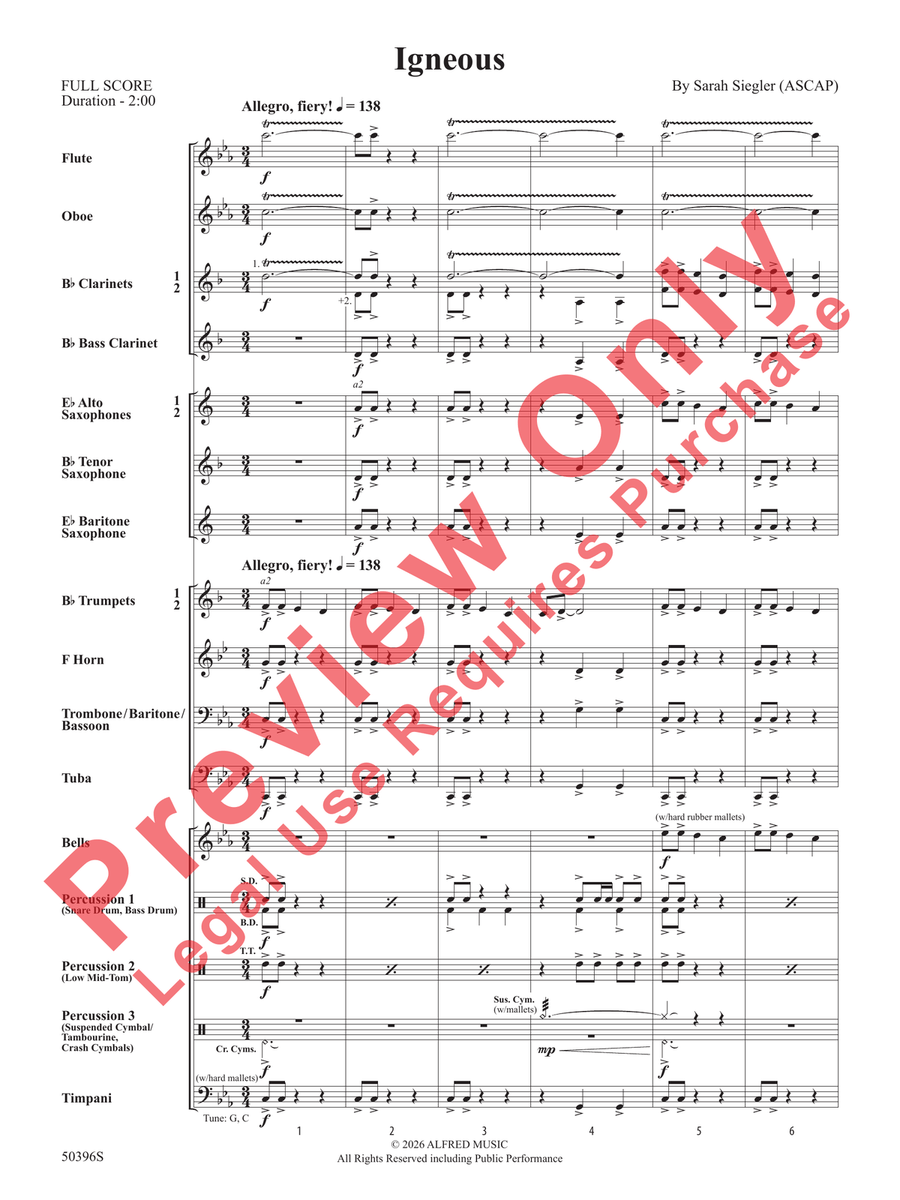 Igneous Concert Band - Sheet Music page 4