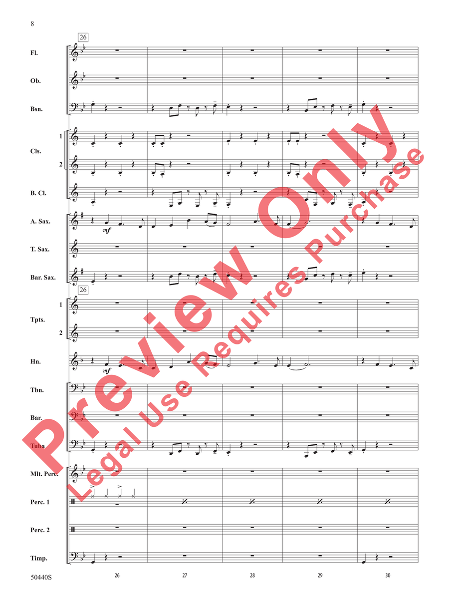 Further Derivations Concert Band - Sheet Music page 9