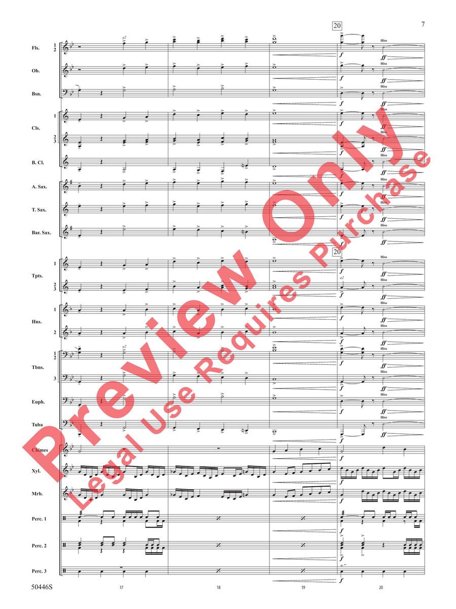 Pressure and Heat Concert Band - Sheet Music page 8