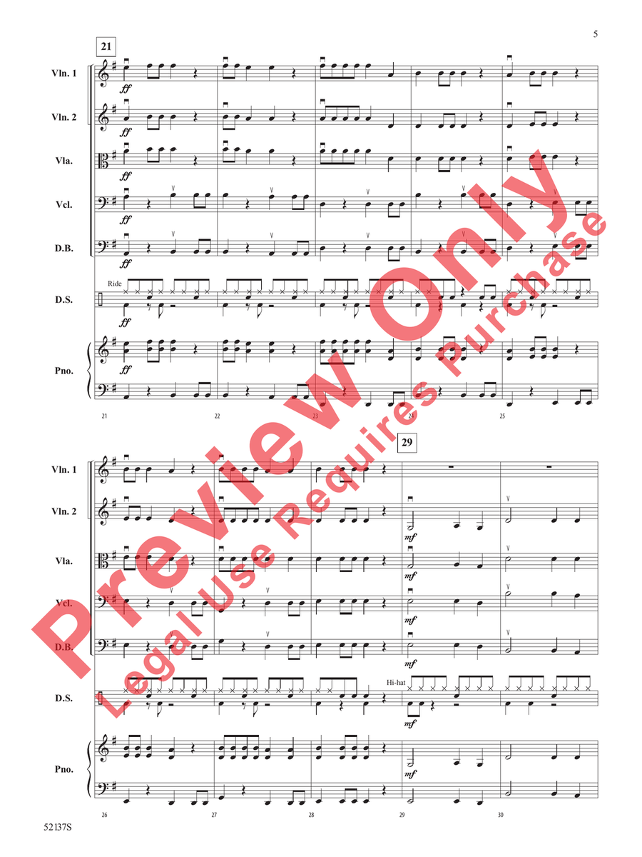 We're Number One! String Orchestra - Sheet Music page 6