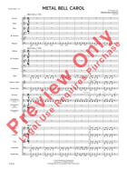 Metal Bell Carol Concert Band scores gallery preview page 4