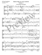 Trios for All Occasions - Volume 2 Small Ensemble scores gallery preview page 3