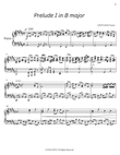 Prelude I in B Major