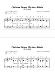 Christus Sieger, Christus König (Gotteslob 560; Orgel leicht gesetzt; easy organ manualiter)