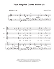 Your Kingdom Grows Within Us (Vocal Trio - (SAB)