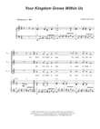 Your Kingdom Grows Within Us (Duet for Soprano and Alto solo)