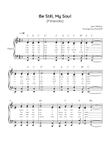 Be Still, My Soul (Finlandia) - Piano in C Solo With Chords & Lyric - Easy