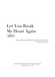Let You Break My Heart Again