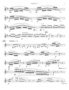 Clarinet Sonata No. 3 for Clarinet & Piano B-Flat Clarinet scores gallery preview page 5