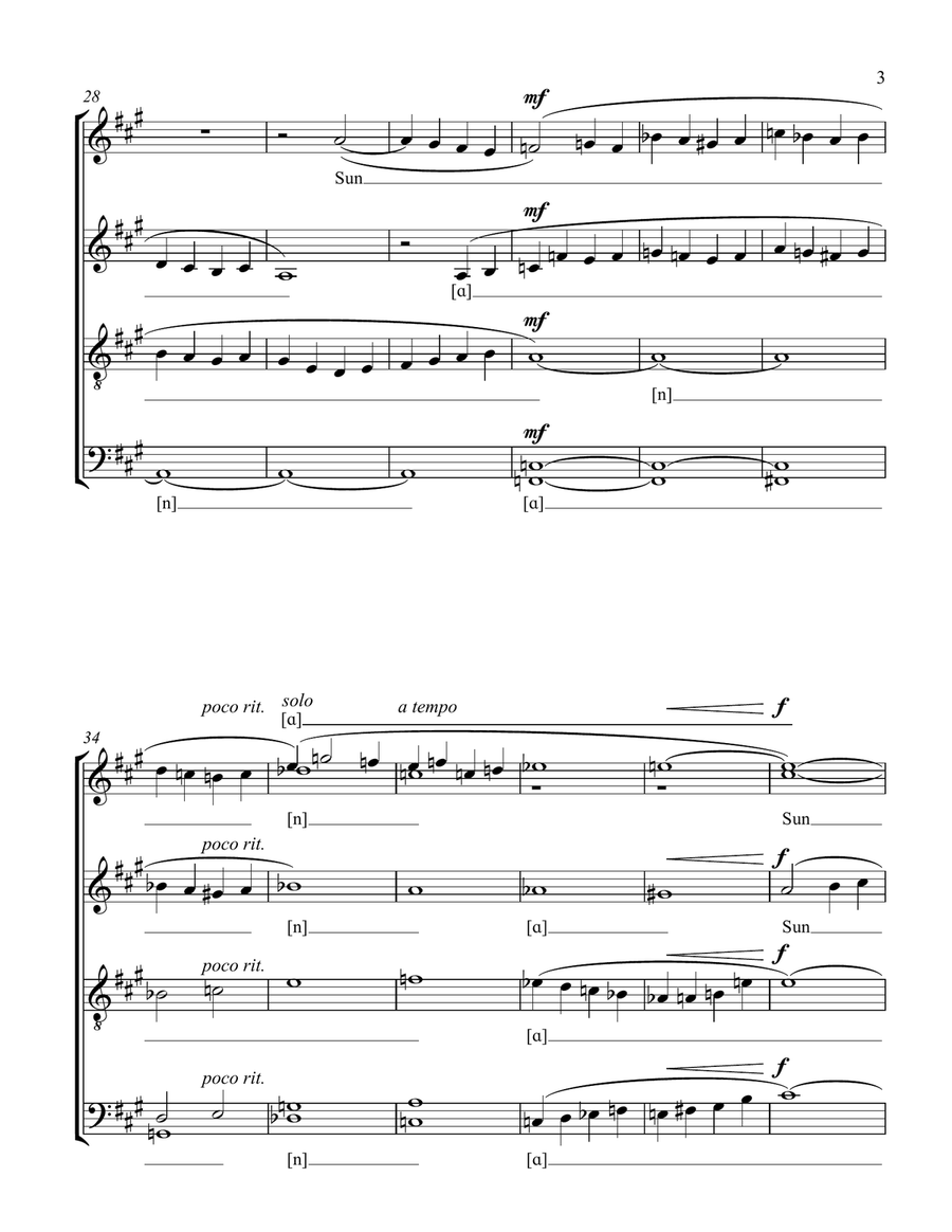Sun SSAATTBB - Digital Sheet Music page 3
