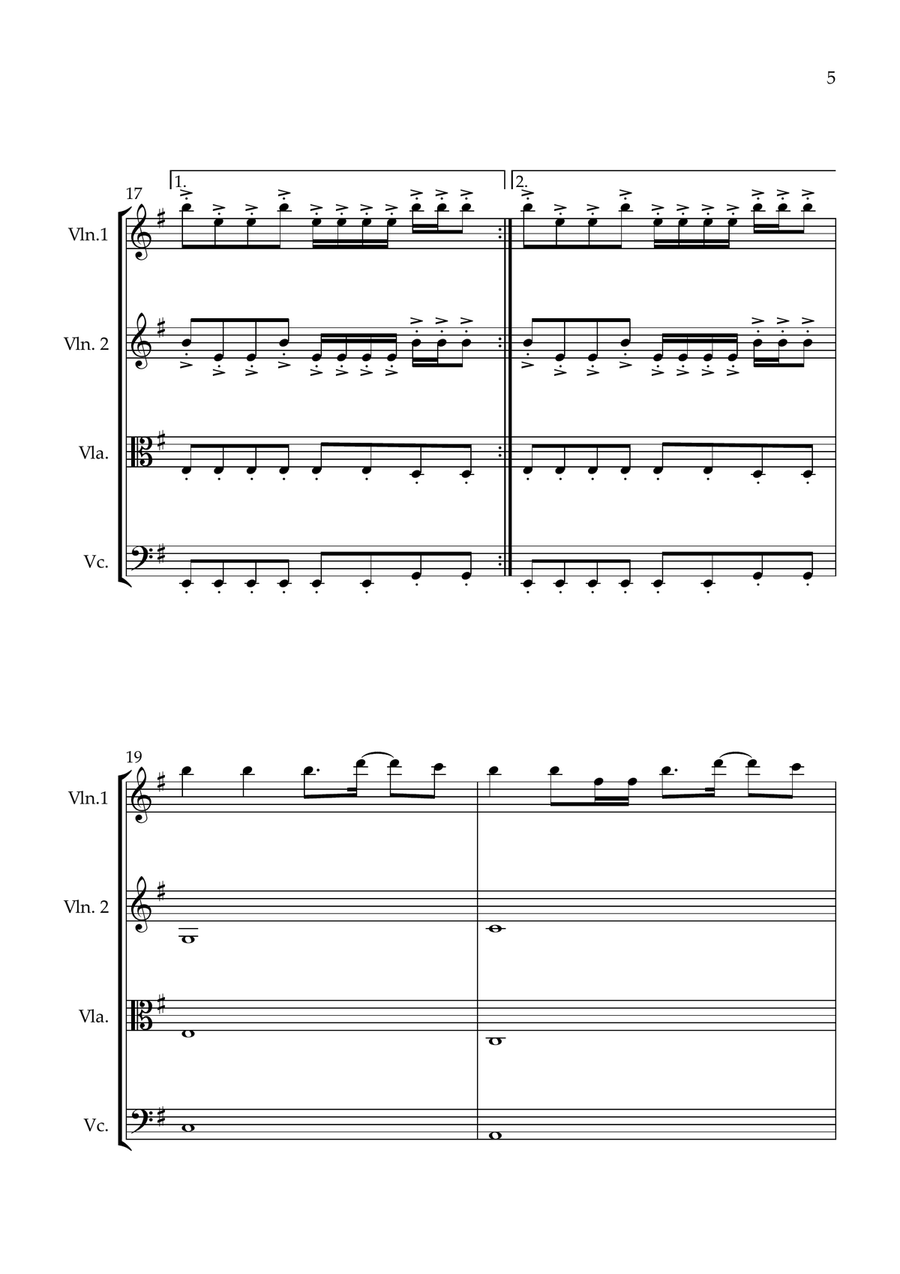 Gigachad Theme (Phonk House Version) String Quartet - Digital Sheet Music page 5
