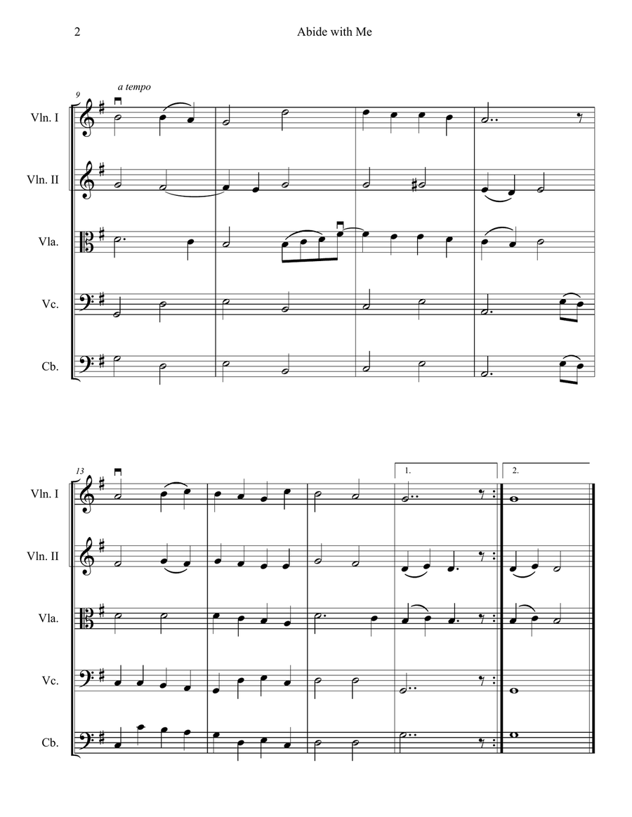 20 Peaceful Hymns for String Orchestra by Various String Orchestra - Digital Sheet Music page 5