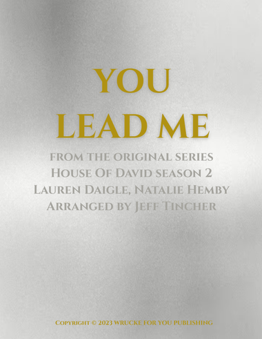 You Lead Me