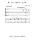The Treasure We Have Found (Unison choir)