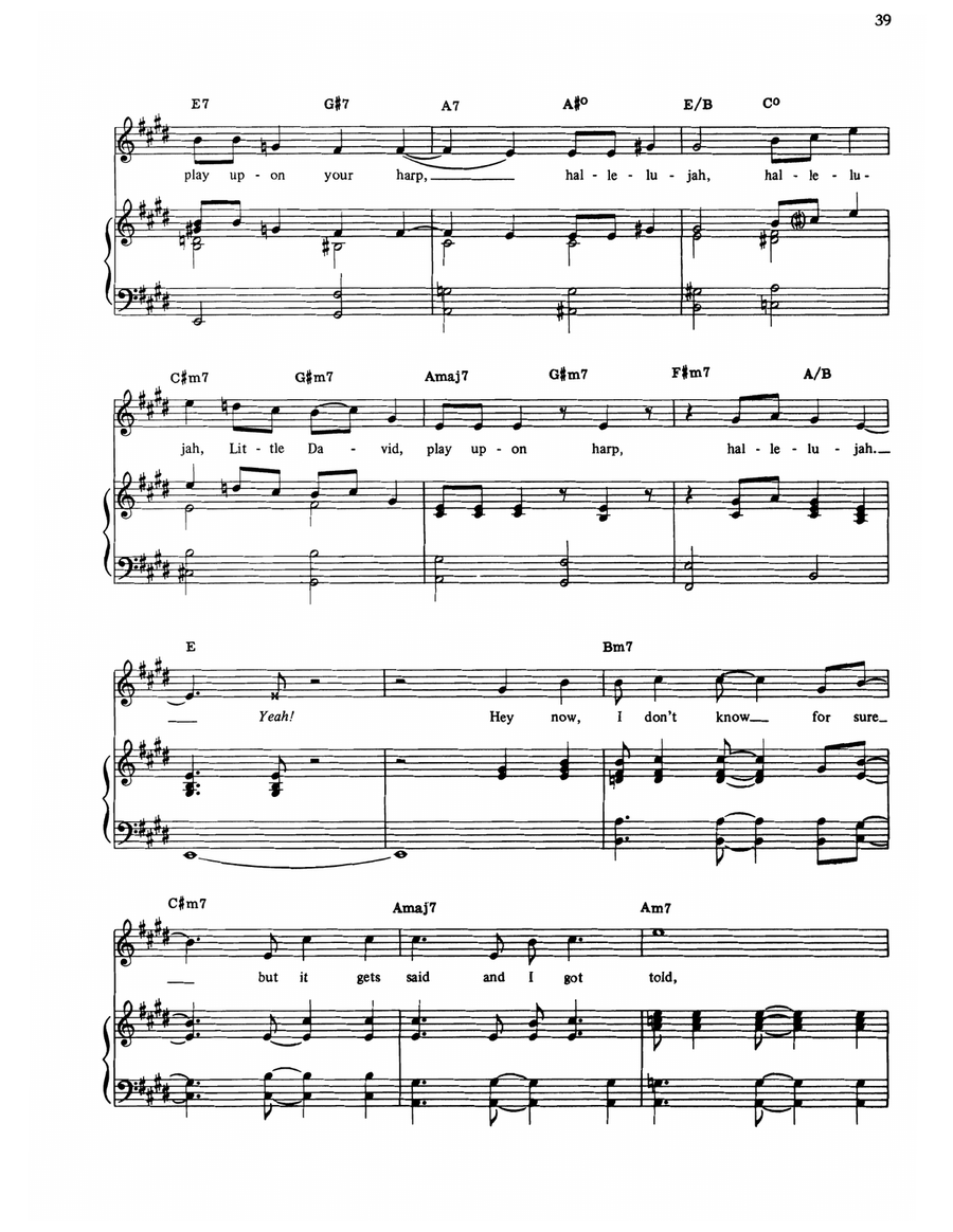 Little David by James Taylor Piano, Vocal, Guitar - Digital Sheet Music page 2