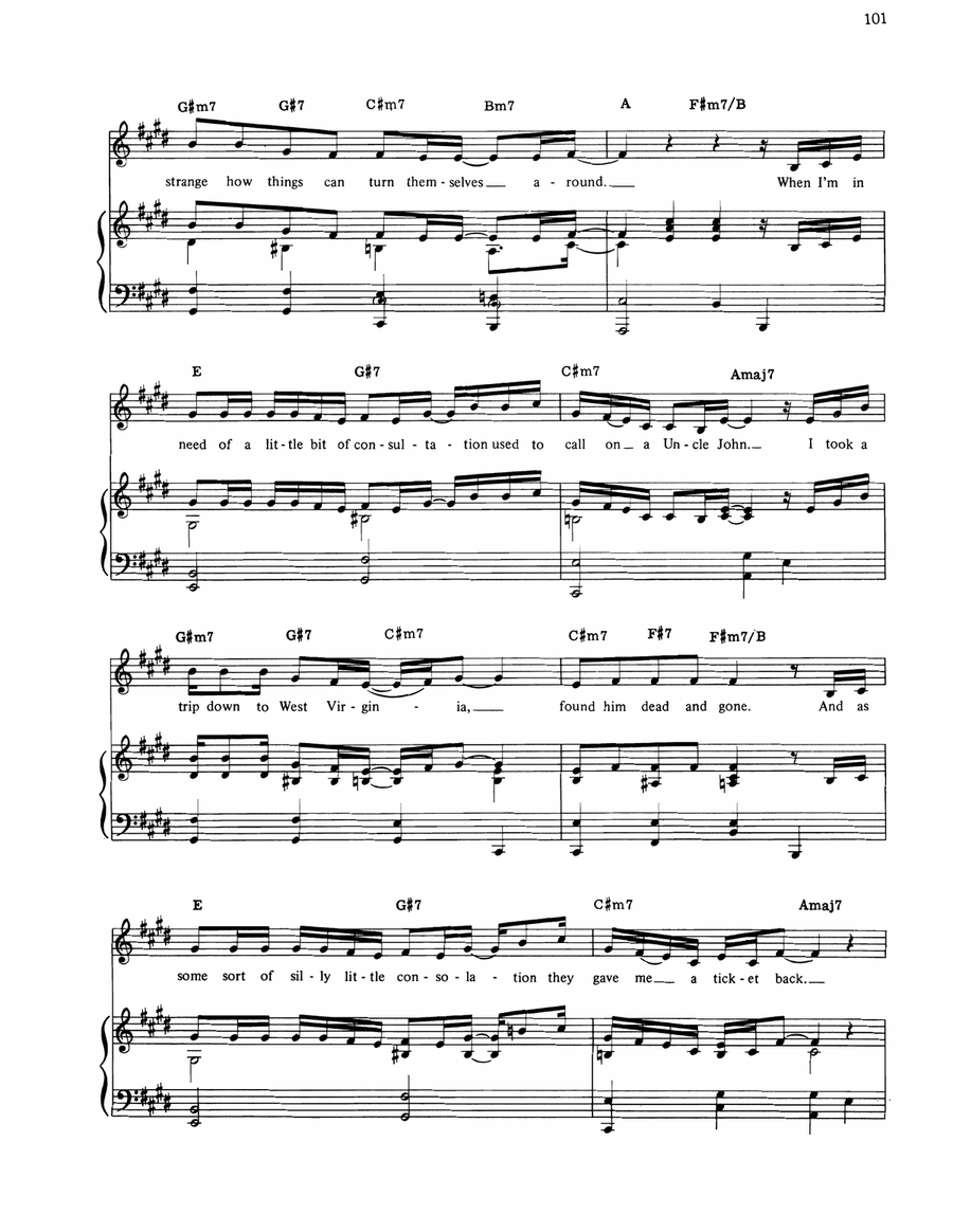 Nobody But You by James Taylor Piano, Vocal, Guitar - Digital Sheet Music page 2