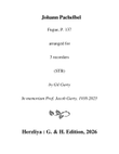 Fugue, P. 137 (arrangement for 3 recorders)