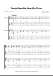 Jesus Keep Me Near the Cross - Guitar Duet