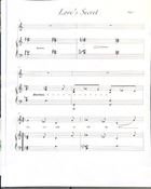 Love’s Secret Piano, Vocal scores gallery preview page 3