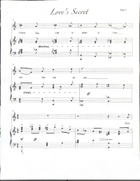 Love’s Secret Piano, Vocal scores gallery preview page 6