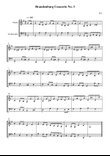 Brandenburg Concerto No. 3 – Violin & Cello Duet (Easy / Intermediate)