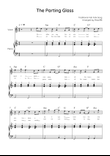 The Parting Glass - Voice & Piano in C - Easy With Chords & Lyric