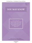 You May Know - Medium Vocal Solo