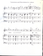 Variations and Excursions in c minor Flute Solo scores gallery preview page 3