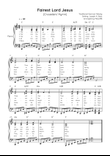 Fairest Lord Jesus (Crusaders' Hymn) - Piano in C With Chords & Lyrics - Intermediate