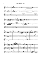 Five Baroque Trios for flexible instrumentation (parts for C, Bb and Eb insts.) Small Ensemble scores gallery preview page 4