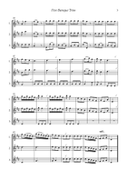 Five Baroque Trios for flexible instrumentation (parts for C, Bb and Eb insts.) Small Ensemble scores gallery preview page 5
