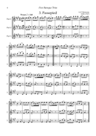 Five Baroque Trios for flexible instrumentation (parts for C, Bb and Eb insts.) Small Ensemble scores gallery preview page 6