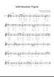 Wild Mountain Thyme - Violin in G Solo With Chords & Lyrics - Easy