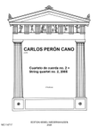 Cuarteto de cuerda no. 2 = String quartet no. 2, 2005