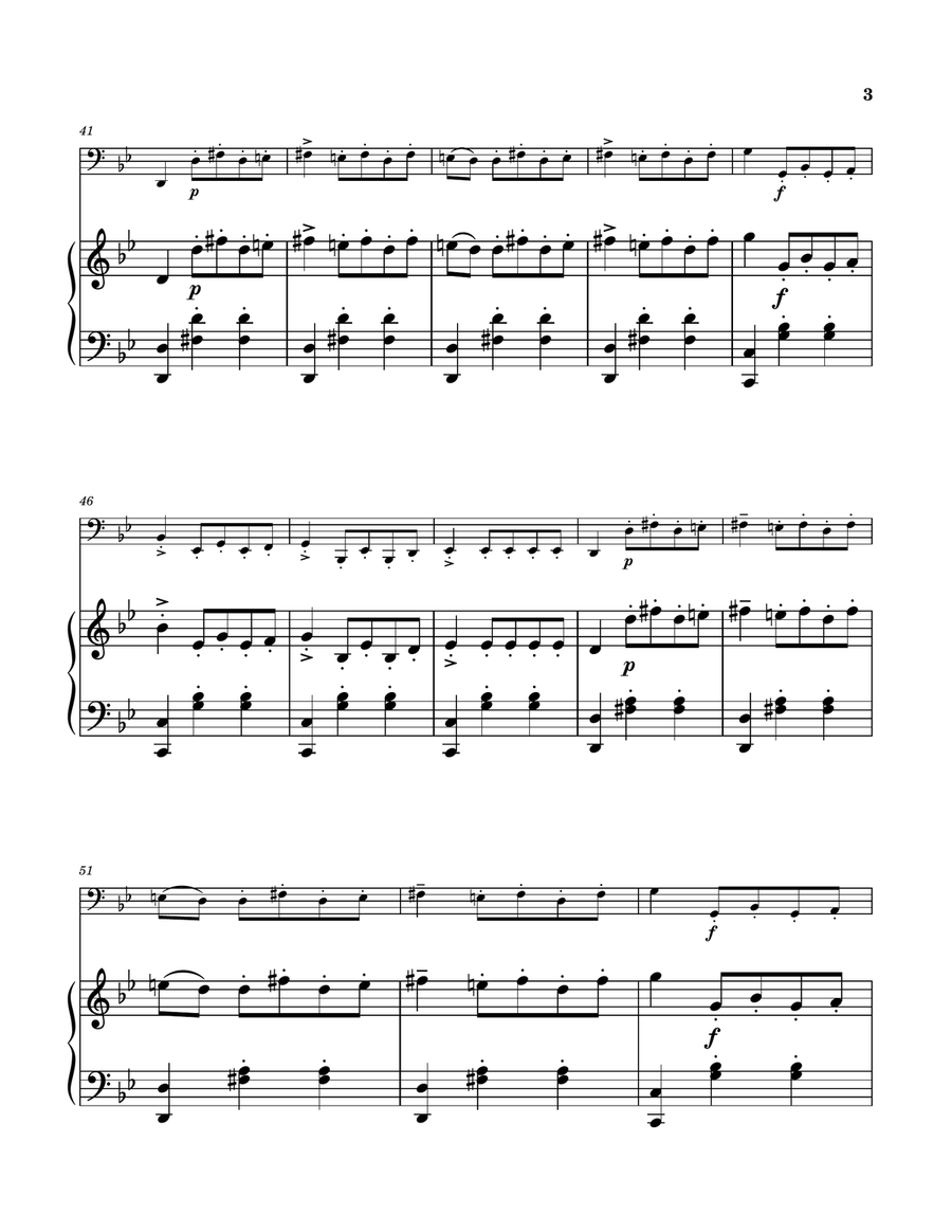 Danse Macabre - Bassoon Solo w/Piano by Camille Saint-Saens Bassoon Solo - Digital Sheet Music page 3