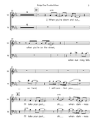Bridge Over Troubled Water 4-Part scores gallery preview page 3