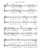 Bridge Over Troubled Water 4-Part scores gallery preview page 5