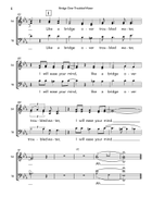 Bridge Over Troubled Water 4-Part scores gallery preview page 6