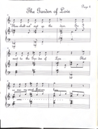 The Garden Of Love Piano, Vocal scores gallery preview page 4