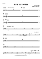 Isn't She Lovely Full Orchestra scores gallery preview page 3