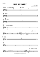 Isn't She Lovely Full Orchestra scores gallery preview page 5