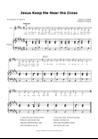 Jesus Keep Me Near the Cross - Alto Solo (Key of B Major)