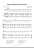 Jesus Keep Me Near the Cross - Alto Solo (Key of D Major)